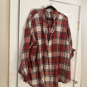 Flannel button up